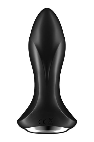 Анальна смарт вібропробка із перлинним масажем Satisfyer Rotator Plug 1+ Black | Зображення 6