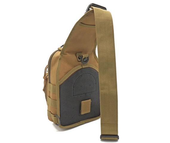 Тактична нагрудна сумка Primo Sling однолямкова через плече - Khaki | Зображення 2