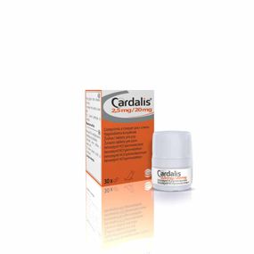 Препарат для лікування застійної серцевої недостатності у собак Ceva Cardalis для собак малих і мініатюрних порід (2,5 мг/20 мг) 30 табл
