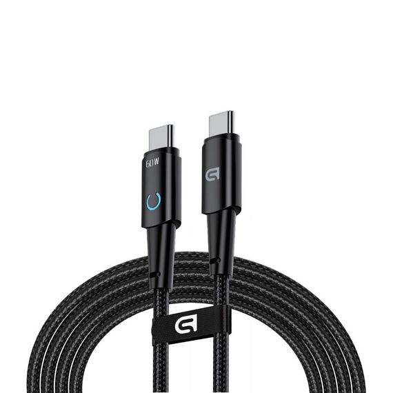 Кабель ArmorStandart AT-C6 USB Type-C to USB Type-C 60W 1,2m Black (ARM75869)