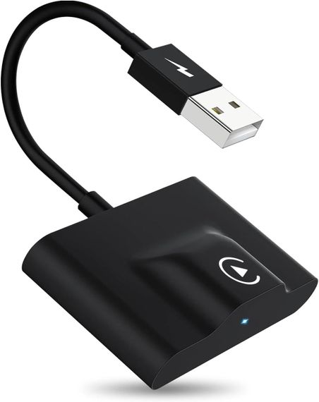 Бездротовий адаптер CarPlay URJD 2024 карплей у бездротовий, швидке підключення, сумісність з iPhone iOS 10+ Карплей | Зображення 1