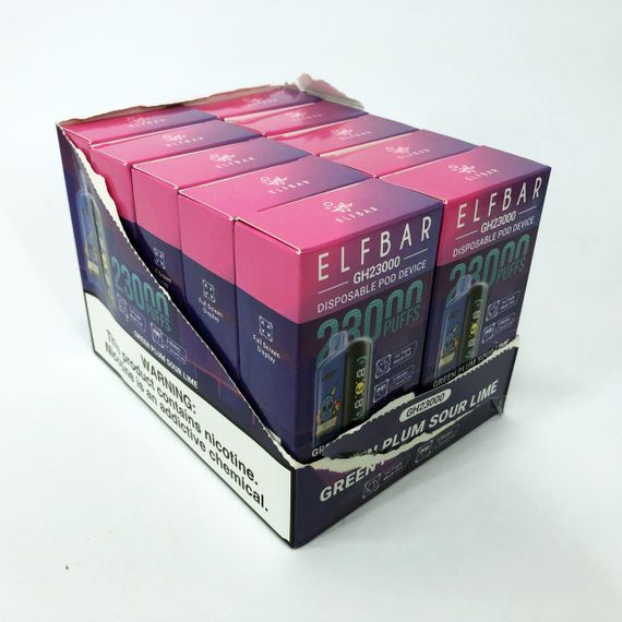 ELF BAR GH 23000 5%. Зелена Слива Кислий Лайм (Green Plum Sour Lime) | Зображення 4