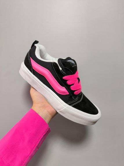 Кросівки Vans Knu Skool Black Pink весна / літо / осінь R174 38 24 см | Зображення 2