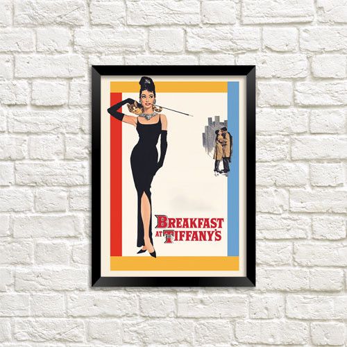 Постер в рамке Breakfast at Tiffany`s 15x21 см, A5 (MT5_21L009_BL)