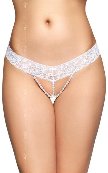 Жіночі стринги - SLC 2021 G-String 2491 - white - M/L