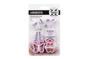 Набор форм для печенья Ardesto Tasty baking, 6 шт,  лиловый, пластик (AR2308LP)