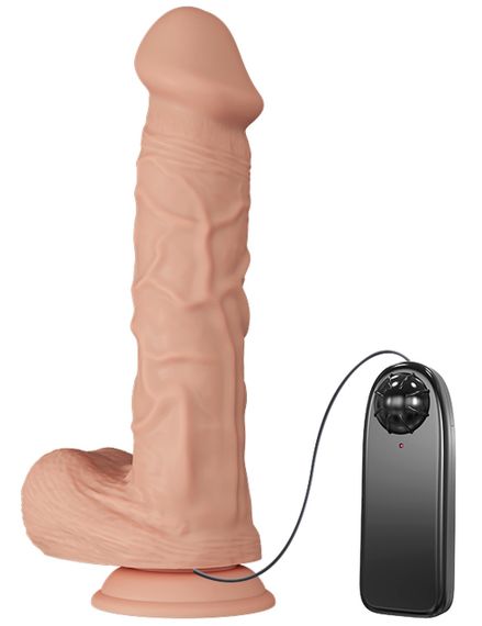 Великий вібратор на присосці BAILE - Beautiful Bergrisi Vibration 10.2", BW-008103ZR Sex Aura | Зображення 3