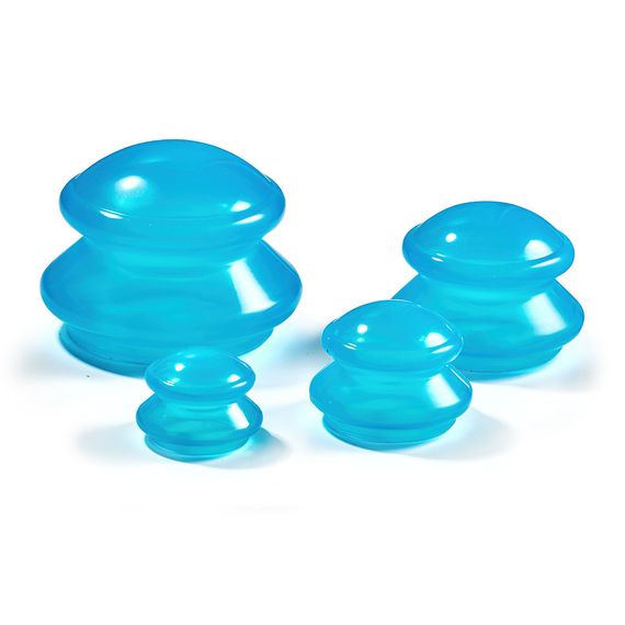 Вакуумні масажні банки 4FIZJO силіконові для тіла (китайські/атницелюлітні банки) 4 шт 4FJ0234 (P-5907739312341) | Зображення 3