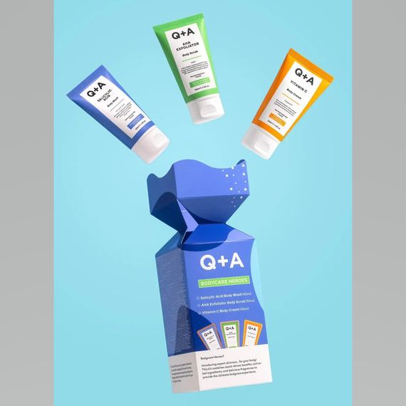 Подарочный набор для тела Q+A Bodycare Heroes Gift Set | Зображення 1
