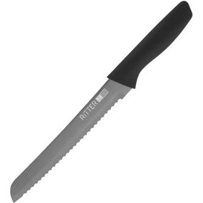 Ніж хлібний Krauff Ritter 29-305-166 19.8 см чорний