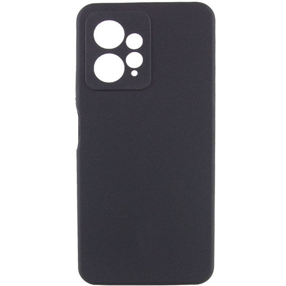 Чехол Silicone Cover Lakshmi Full Camera (AAA) для Xiaomi Redmi Note 12 4G Черный / Black