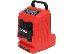 Радіо від електромережі-230 В і акумулятора Li-Ion 18 V гучномовець-3 Вт, частоти FM, AM, Blu Польща YATO YT-82940