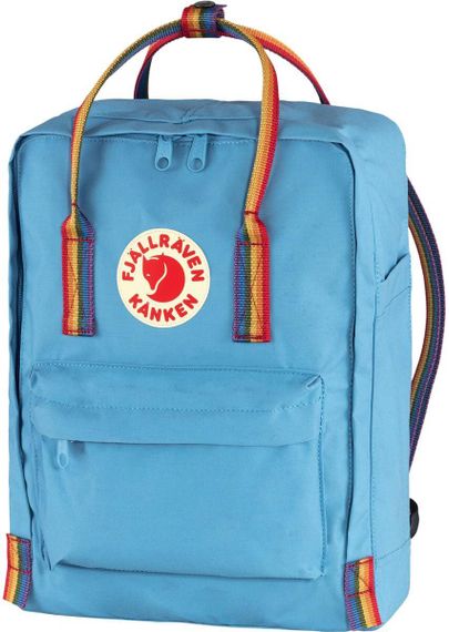 Рюкзак Fjallraven Kanken. Rainbow air blue/rainbow pattern | Зображення 1