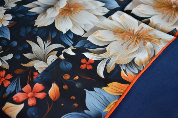 Постельное белье Moss Digital Satin 200 x 220 см Sultan Lacivert | Зображення 1