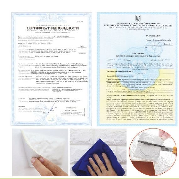 Декоративна 3D панель самоклейка під цеглу Червоний мармур 700х770х5мм (063) SW-00000035 | Зображення 7