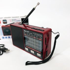 Цифровий фм радіоприймач, Радіо з USB та SD картою, Радіоприймач з зарядкою для мобільних пристроїв AB-60