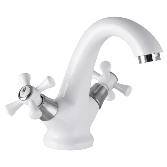 Смеситель для умывальника Mixxus Omega 161 белый (MI2765)