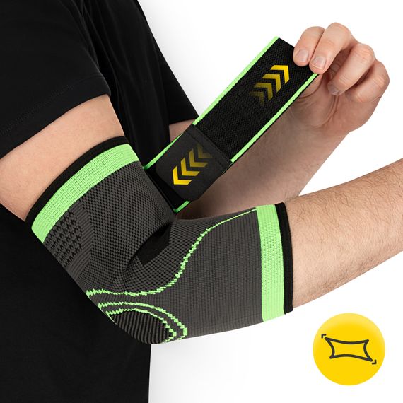 Фіксатор (бандаж) для ліктьового суглоба 4FIZJO Flex 1 шт Size M (P-5905973407366) | Зображення 7