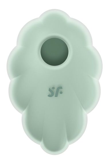 Вакуумный вибратор с дизайном в виде облака Satisfyer Cloud Dancer мятный Sex Aura | Зображення 1