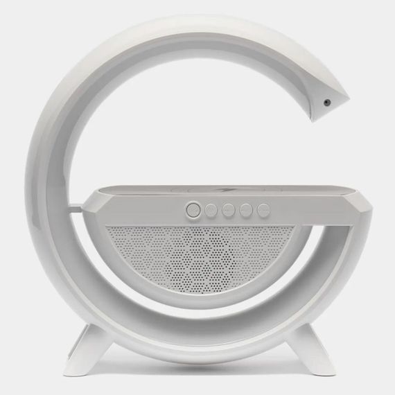 Настільна лампа-нічник RGB з бездротовою зарядкою та вбудованою Bluetooth колонкою / Бездротова зарядна станція для телефону / | Зображення 2