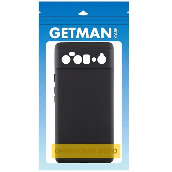 Чохол TPU GETMAN Liquid Silk Full Camera для Samsung Galaxy A05s Чорний / Black | Зображення 4