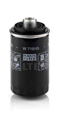 Фільтр масляний двигуна VW GOLF V, VI, T5, SKODA OCTAVIA II 1.8-2.0 TSI 07- (вир-во MANN) MANN-FILTER W71945 на VW PASSAT (362)