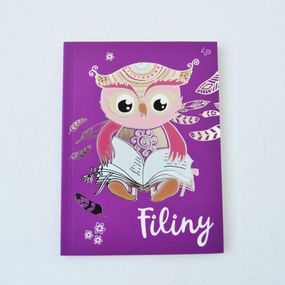 Блокнот 4Profi  "Filiny" violet 40 арк. формат А6 903740