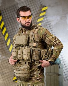 Плитоноска 4 точки быстрый сброс stragen   пиксель с рюкзаком ПП 7910