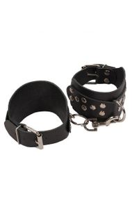 Оковы Leather Leg Cuffs, Black Sex Aura