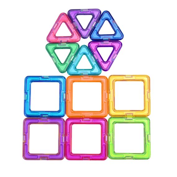 Магнітний конструктор PL-925-04 IBLOCK 12 деталей, у коробці (6906231366271) | Зображення 1