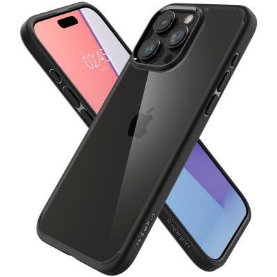 Чехол для мобильного телефона Spigen Apple iPhone 15 Pro Ultra Hybrid Matte Black (ACS06713) | Зображення 2