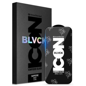Стекло защитное Armorstandart Supreme Black Icon Apple iPhone 17 Pro (ARM86400)