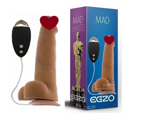 Вібратор на присоску EGZO Ciberskin DVR001 (20 см х 4,5 см) sexstyle