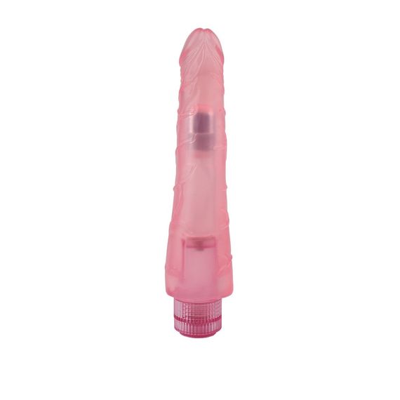 Вибратор реалистичный на батарейках Chisa Hi-Rubber, розовый sexstyle | Зображення 3