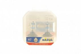 480712100 NARVA Лампа H7 12V 55W PX26d (+150%) (2 шт.) (заміна 48062) RANGE POWER 150