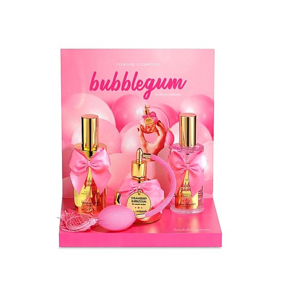 Набір (масажна олія, масажний гель, блиск на губ) Bubblegum | Зображення 5