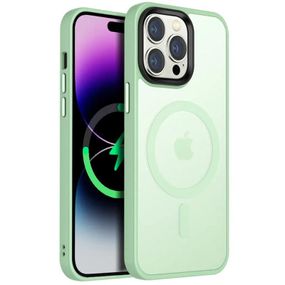 Чехол Ummi Colorful with MagSafe для Apple iPhone 14 Pro Max (6.7") Мятный / Matcha Green