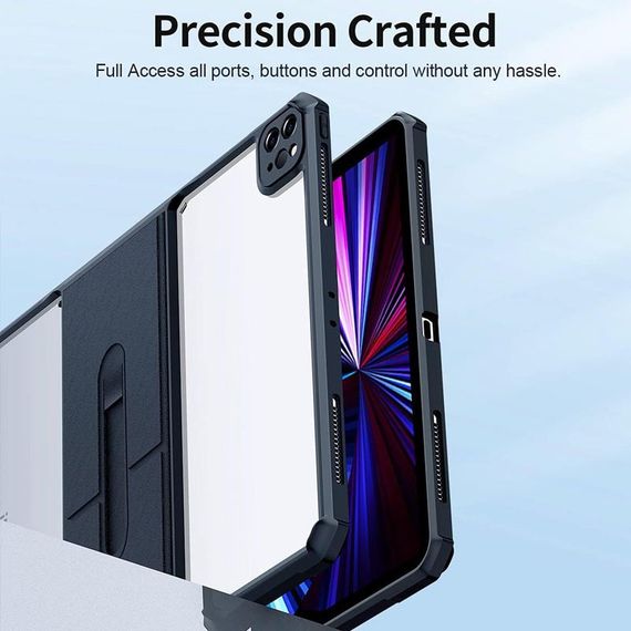 TPU+PC чохол Xundd Stand c посиленими кутами для Apple iPad Pro 11" (2020-2022) Чорний | Зображення 5