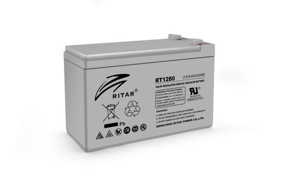Аккумуляторная батарея AGM RITAR RT1280, Gray Case