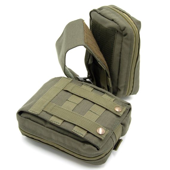 Тактична армійська аптечка Олива темна  Polycordura 900D (утилітарний підсумок, медичний органайзер) | Зображення 2