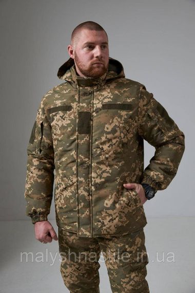 Тактична зимова куртка "Tactical WinterGuard Pro-X" піксель ЗСУ