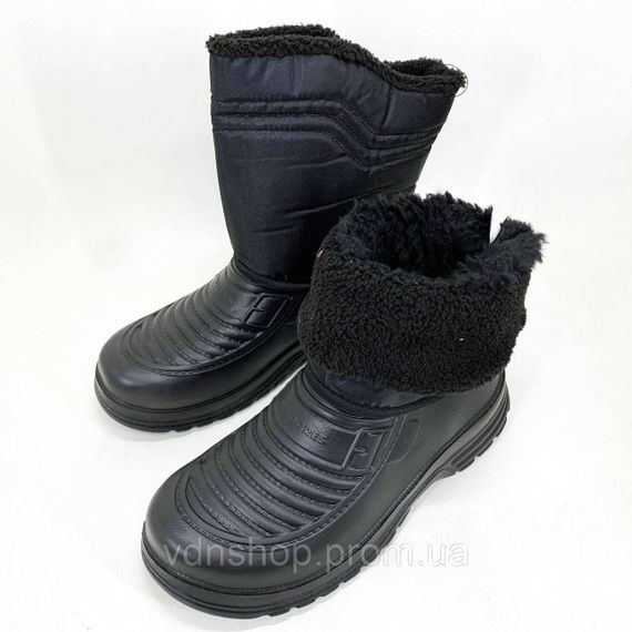 Рабочая спецовая обувь 41р 25см, Водонепроницаемые рабочие ботинки, Сапоги мужские утепленные короткие HL-95 | Зображення 2