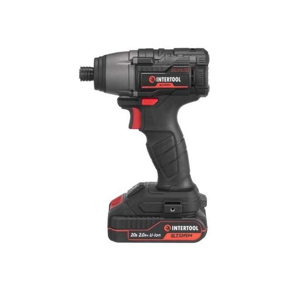 Шуруповерт аккумуляторный Intertool - 20 В x 2 Ач Li-Ion Brushless Storm (WT-0362) | Зображення 1