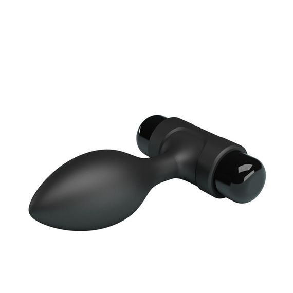 Анальна пробка - Pretty Love Vibra Butt Plug Black Sex Aura | Зображення 7