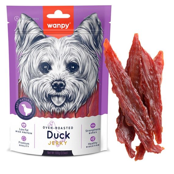 Wanpy Duck Jerky ласощі для собак з качкою, 100 гр