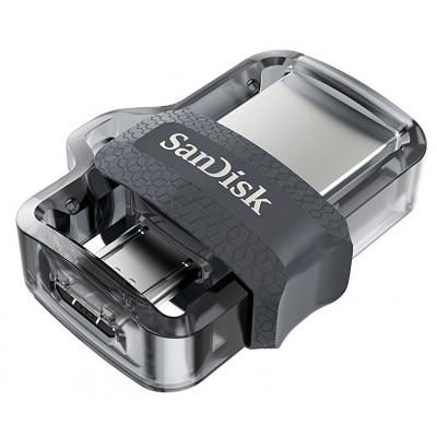 USB флеш накопичувач SanDisk 128GB Ultra Dual Drive M3.0 USB 3.0 (SDDD3-128G-G46) | Зображення 3