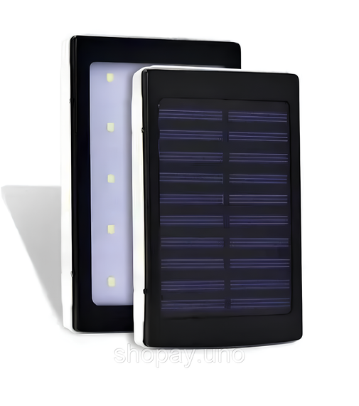Портативное зарядное устройство с фонариком Solar Power Bank 50000 mAh | Зображення 1