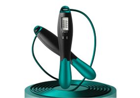 Швидкісна скакалка з лічильником EasyFit чорний-зелений (EF-1916-GN)