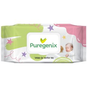 Влажные салфетки Puregenix для детей 72 шт