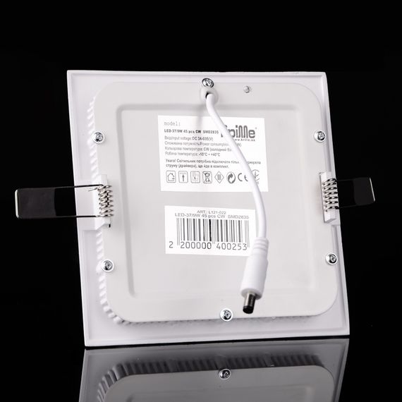 Светильник потолочный врезной  светодиодный LED-37/9W WW led | Зображення 6